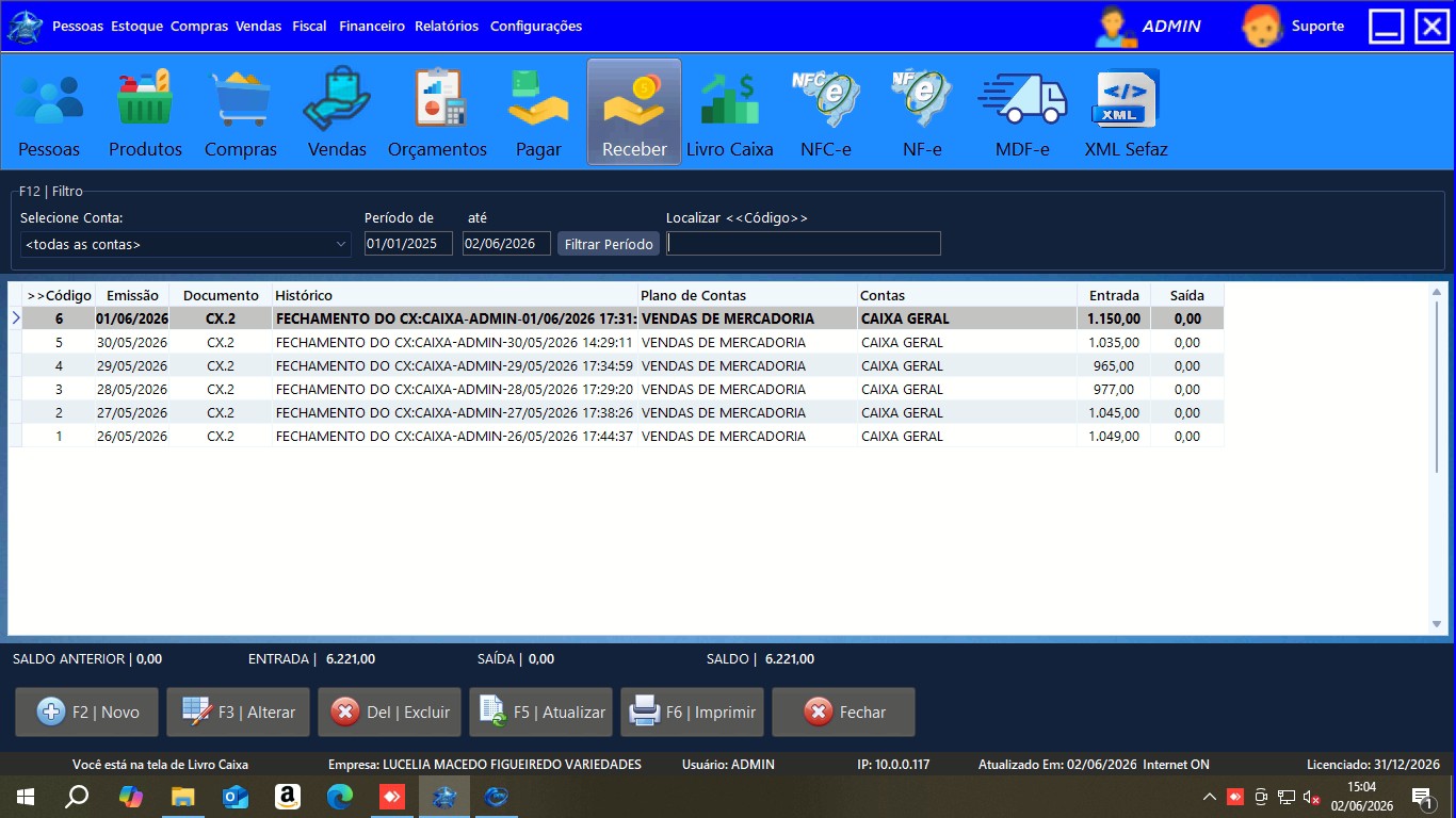 Financeiro ERP